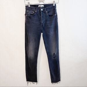 Re/Done Originals High Rise Ankle Crop